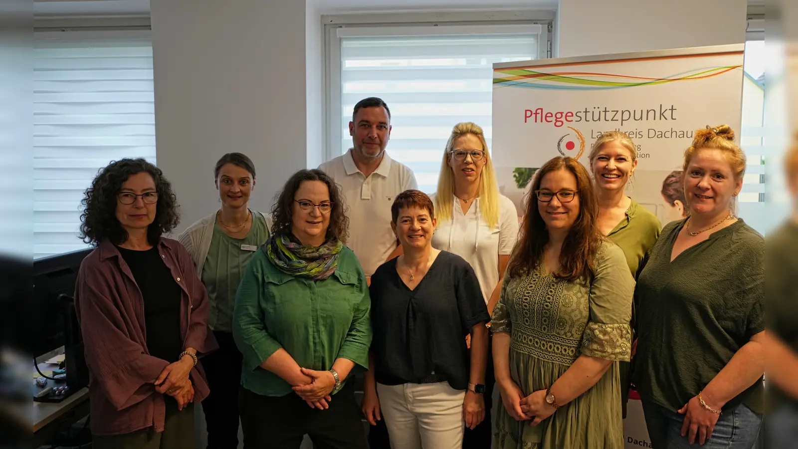 Vertreterinnen und Vertreter der Pflegestützpunkte trafen sich zum Austausch. (Foto: Andreas Wiegand)