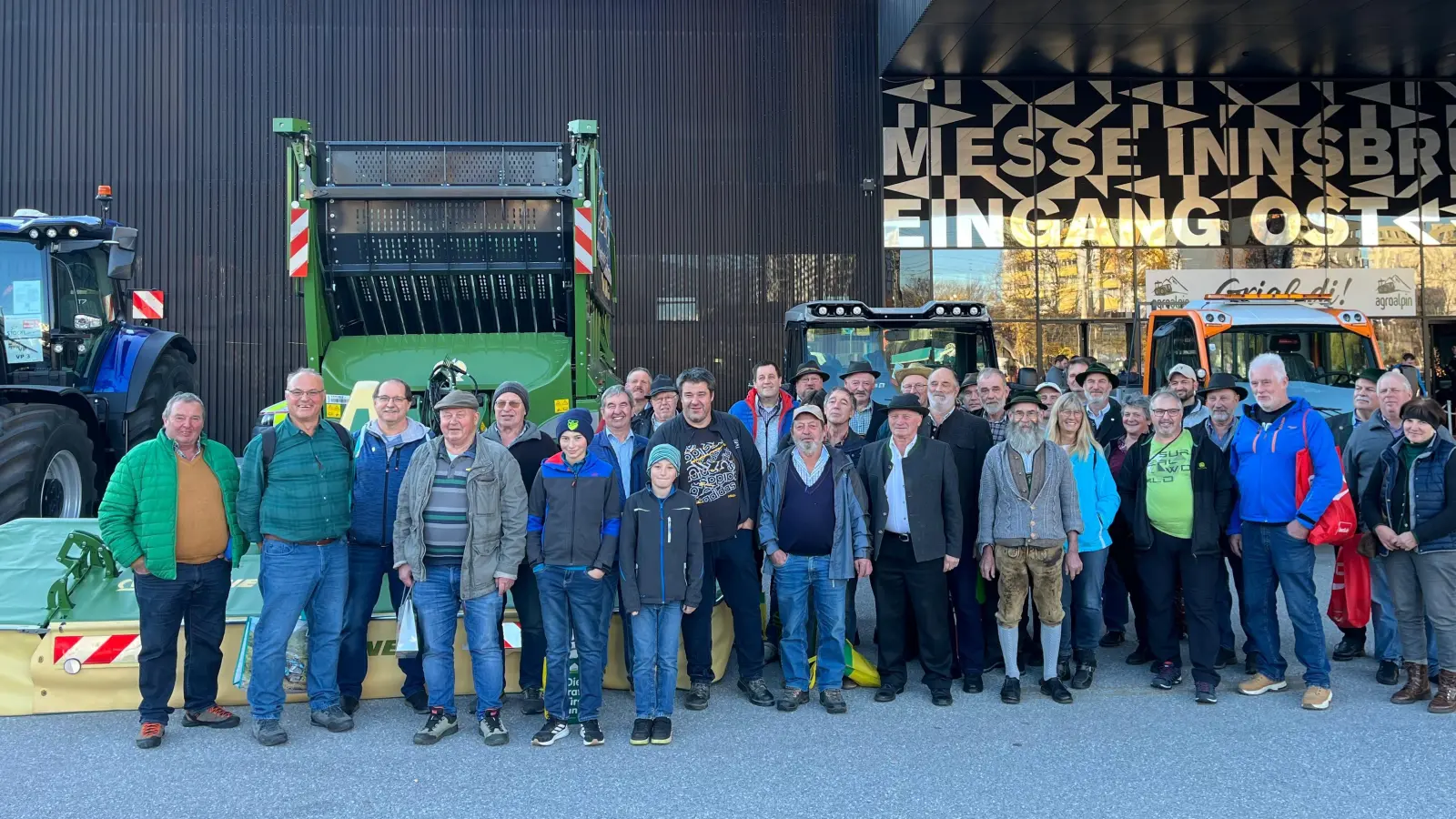 Der BBV-Ortsverband Böbing besuchte die Agro Alpin Messe in Innsbruck  (Foto: BBV)