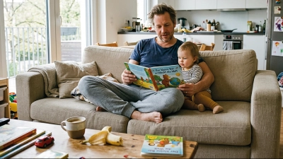 Männer, die länger als die zwei Partnermonate Elternzeit nehmen, verändern das, was in einem Unternehmen als Norm gilt. So verliert Care-Arbeit ihren Status als „Frauensache”.<br>  (Foto: Randstad, KI)