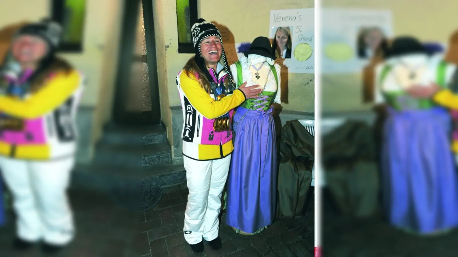 Freute sich sichtlich über ihr neues Dirndl: Paralympics-Gewinnerin Verene Bentele. (Foto: pi)