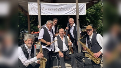 Das East-West-Swing-Sextette sorgt im Kulturhaus Neuperlach für beste Laune. (Foto: East-West-Swing_Sextette)