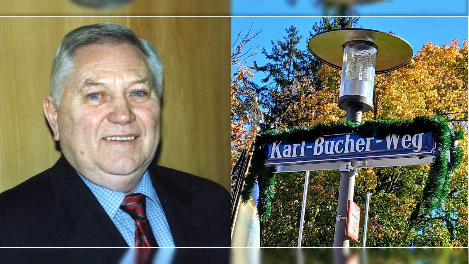 Nach Karl Bucher ist ein Weg am Moosacher St.-Martins-Platz benannt worden. (Foto: Geschichtsverein Moosach)