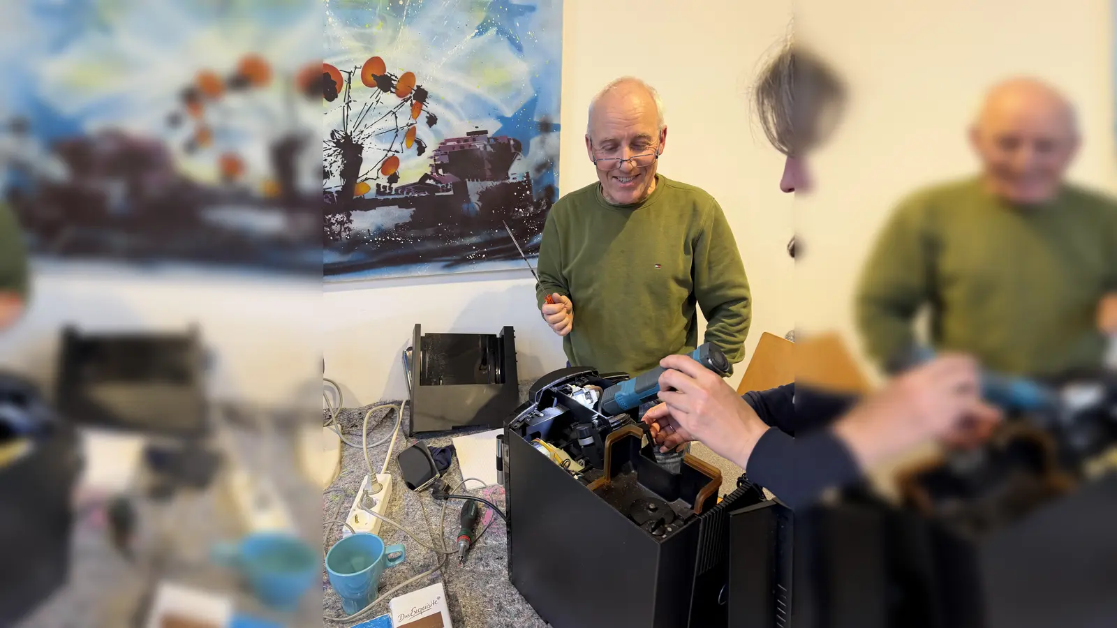 Geld sparen und Ressourcen schonen ist das Motto des Repair-Cafés.  (Foto: vhs Taufkirchen)