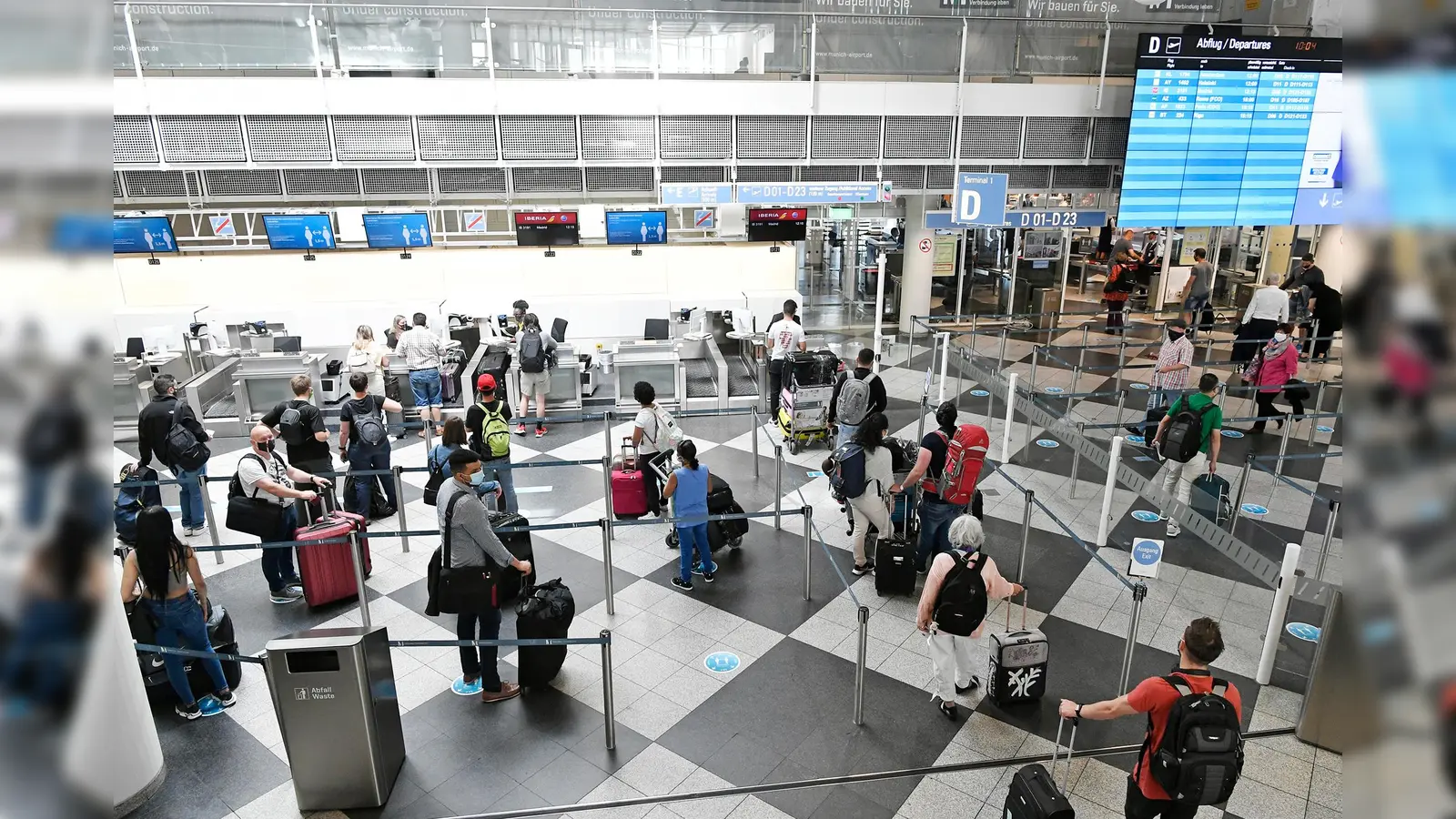 Das Terminal 1 des Münchner Flughafens ist teilweise wieder offen. (Foto: Alex Tino Friedel/Flughafen München GmbH)