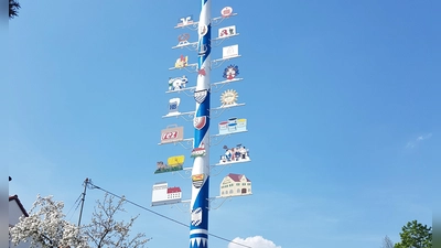 Die Heimstettener dürfen sich heuer über einen neuen Maibaum freuen. (Archivbild: bas)