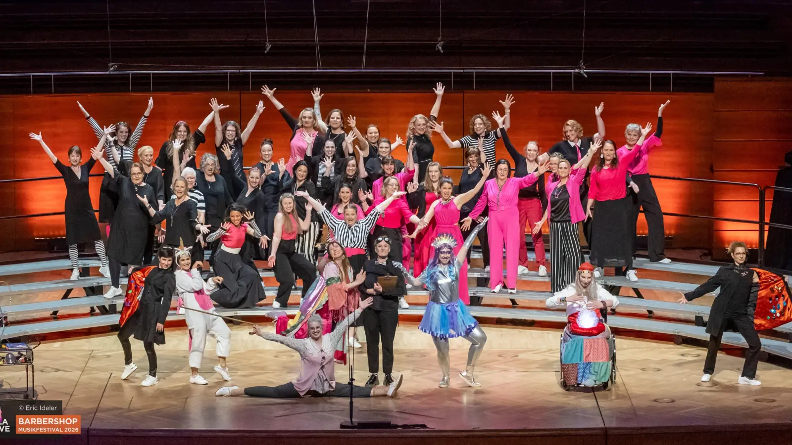 Die A Cappella Company belegte beim Barbershop Musikfestival in Wuppertal den sechsten Platz. (Foto: Eric Ideler)